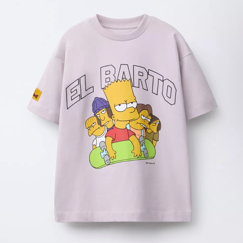 El Barto-The Simpsons Kids Graphic T-Shirt - Purple
